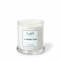 Leafe's 50 Shades Type Candle 260g (Glass Jar with Lid)