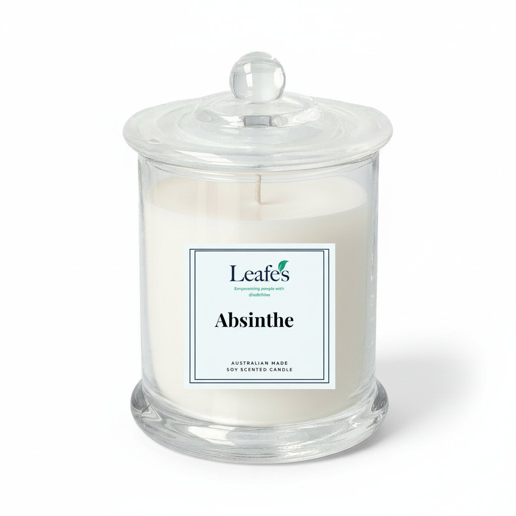 Leafe's Absinthe Candle 260g (Glass Jar with Lid)